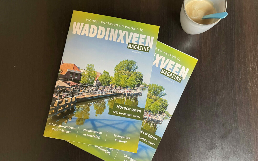 De voorjaarsuitgave van ‘Wonen, Winkelen, Werken in Waddinxveen’
